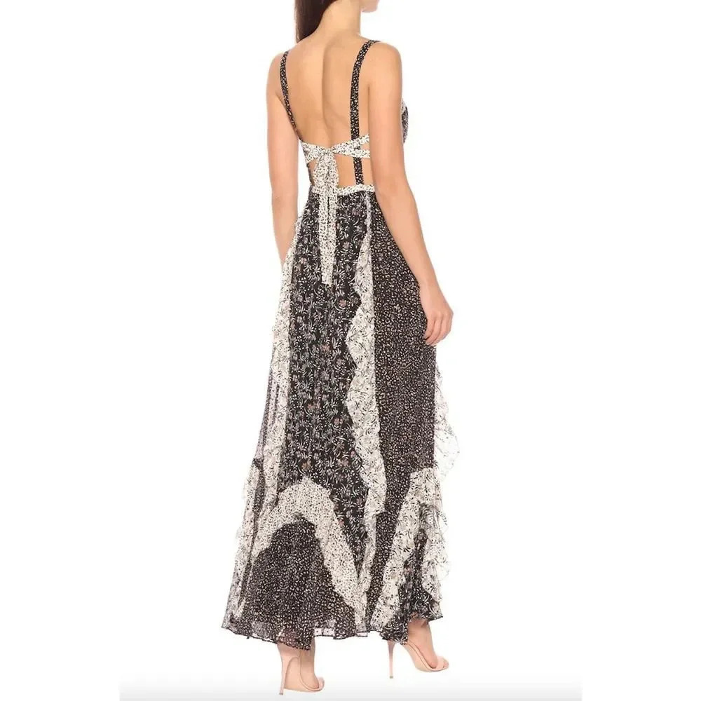 ULLA JOHNSON Brie Noir Maxi Dress - Picture 10 of 15